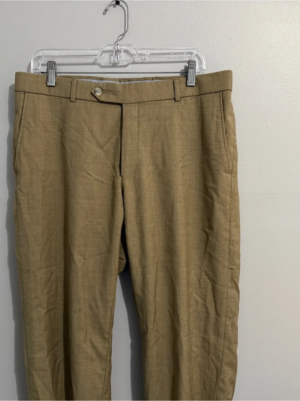 Ballin Pants Mens 35 Tan Super 120s Wool Lighter Weight Versatile Staple